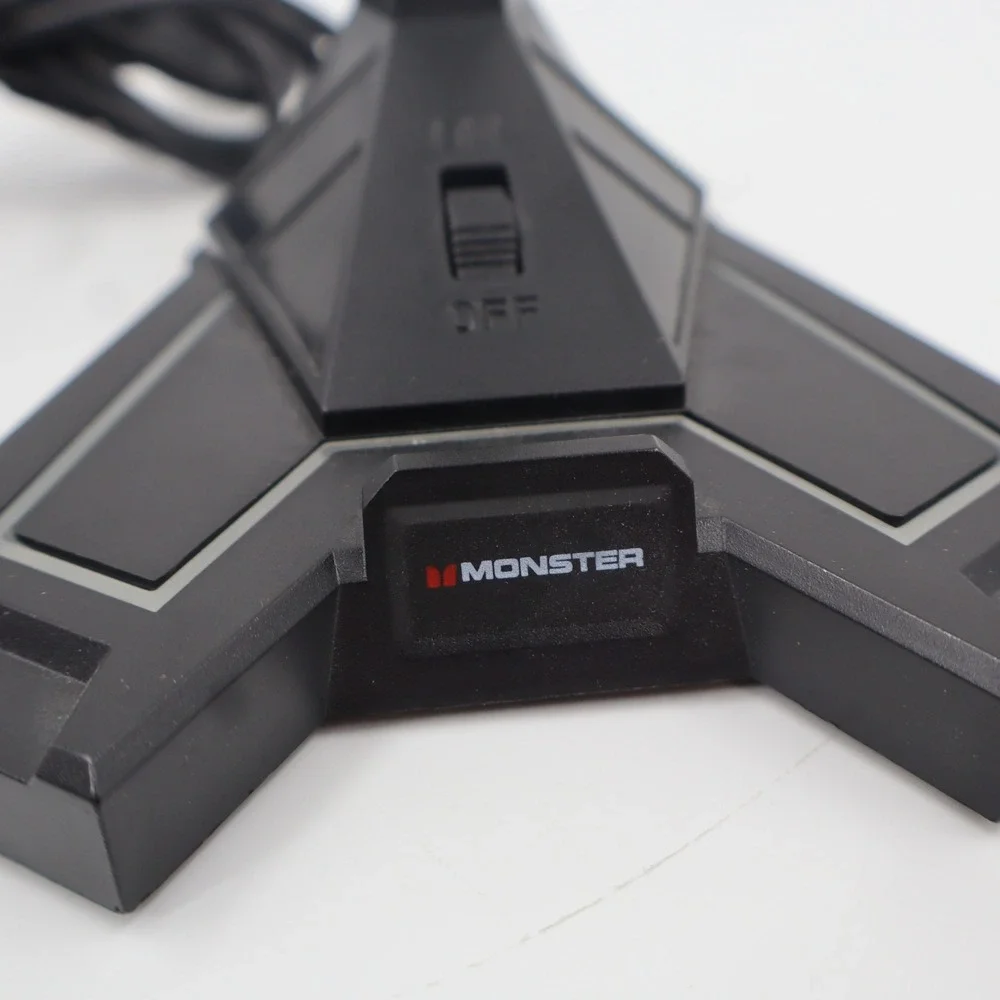 Monster Gaming Mic‎ with RGB 2MNGA0718B Black Desktop Gooseneck Microphone